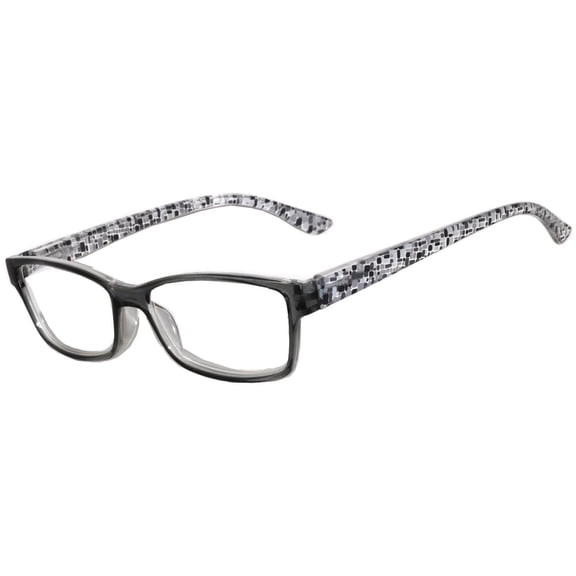 OWL® Reading Glasses - 5158 Small Dot Pattern Frame / Black / Spring Hinge
