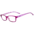thumbnail image 1 of OWL® Reading Glasses - 5158 Small Dot Pattern Frame / Purple / Spring Hinge, 1 of 5