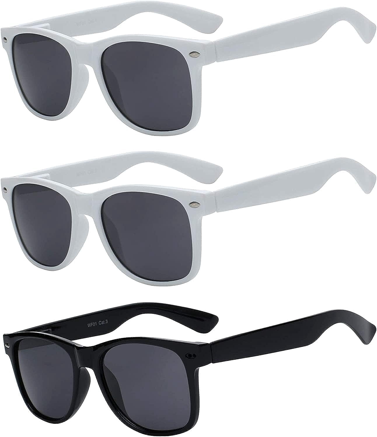OWL Retro Square Sunglasses Womens Mens UV400 Protection 