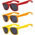 thumbnail image 1 of OWL Retro Square Sunglasses Womens Mens UV400 Protection Trendy Sun Glasses (3 Pack), 1 of 6