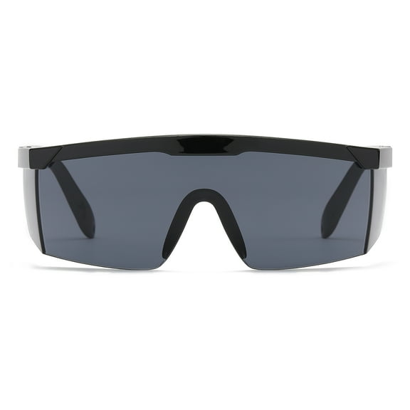 OWL Safety Glasses for Men with Scratch Free - Wide Vision Eyewear for Labs & Construction Work - Smoke