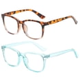 thumbnail image 1 of OWL Square Blue Light Blocking Glasses for Adults (2 Pack), 1 of 5