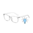 thumbnail image 1 of OWL Square Blue Light Glasses Computer Screen Time Specs for Men and Women, 1 of 7