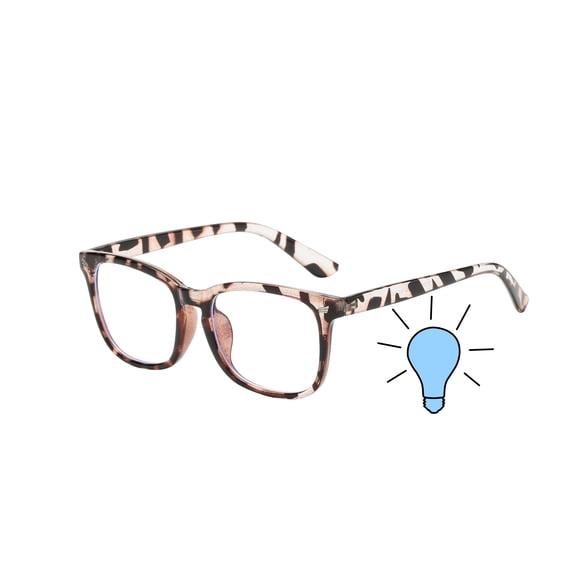 OWL Square Blue Light Glasses Computer Screen Time Specs for Men and Women
