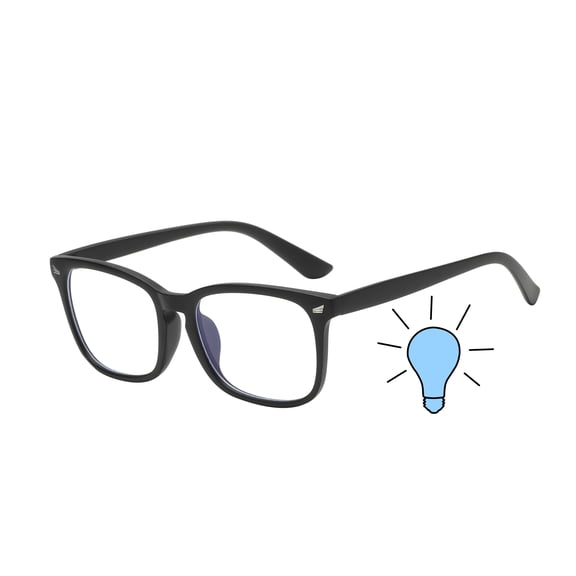 OWL Square Blue Light Glasses Computer Screen Time Specs for Men and Women