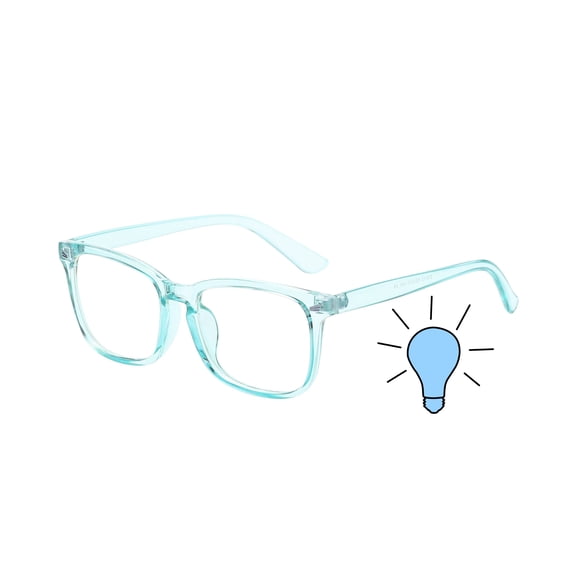 OWL Square Blue Light Glasses Computer Screen Time Specs for Men and Women