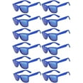 thumbnail image 1 of OWL Square Mirrored Sunglasses Mens Womens UV400 Protection Sunglasses Bulk (12 Pack), 1 of 5