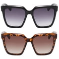 thumbnail image 1 of OWL Square Oversized Sunglasses for Men & Women -Top Horned Rim Eyewear, 1 of 7