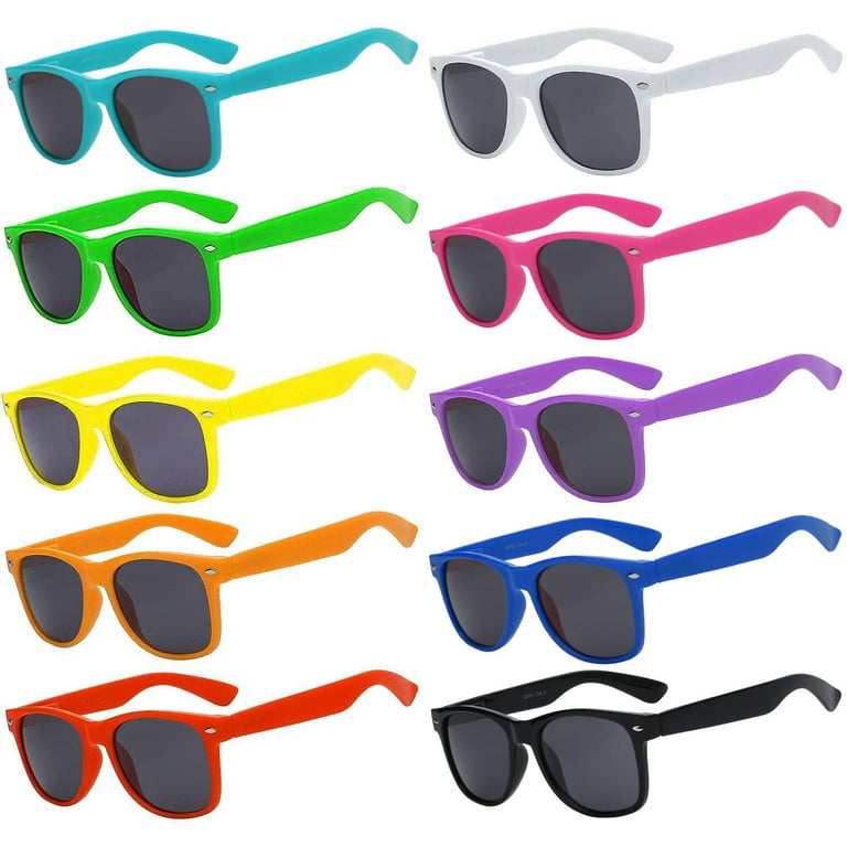 OWL Square Sunglasses Mens Womens UV400 Protection Retro Sunglasses Bulk  (10 Pack)