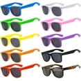thumbnail image 1 of OWL Square Sunglasses Mens Womens UV400 Protection Retro Sunglasses Bulk (10 Pack), 1 of 11