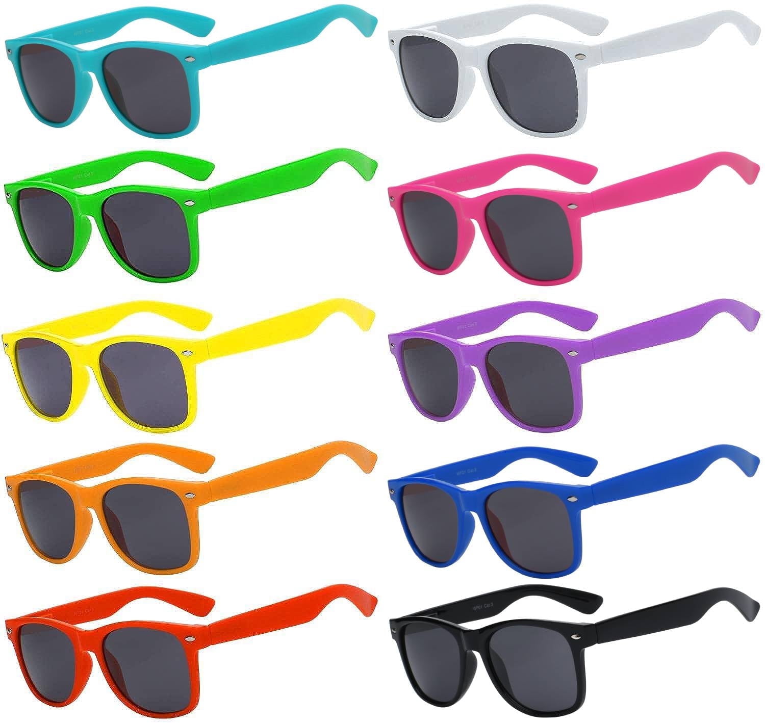 Retro Rectangular Sunglasses 4 Pack UV Protection Plastic Frames Phogary 3 Pairs Women main image 2