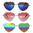 thumbnail image 1 of OWL Womens Heart Sunglasses Mixed Pack Valentines Day Accessory Colorful Lens 3 Pack, 1 of 4