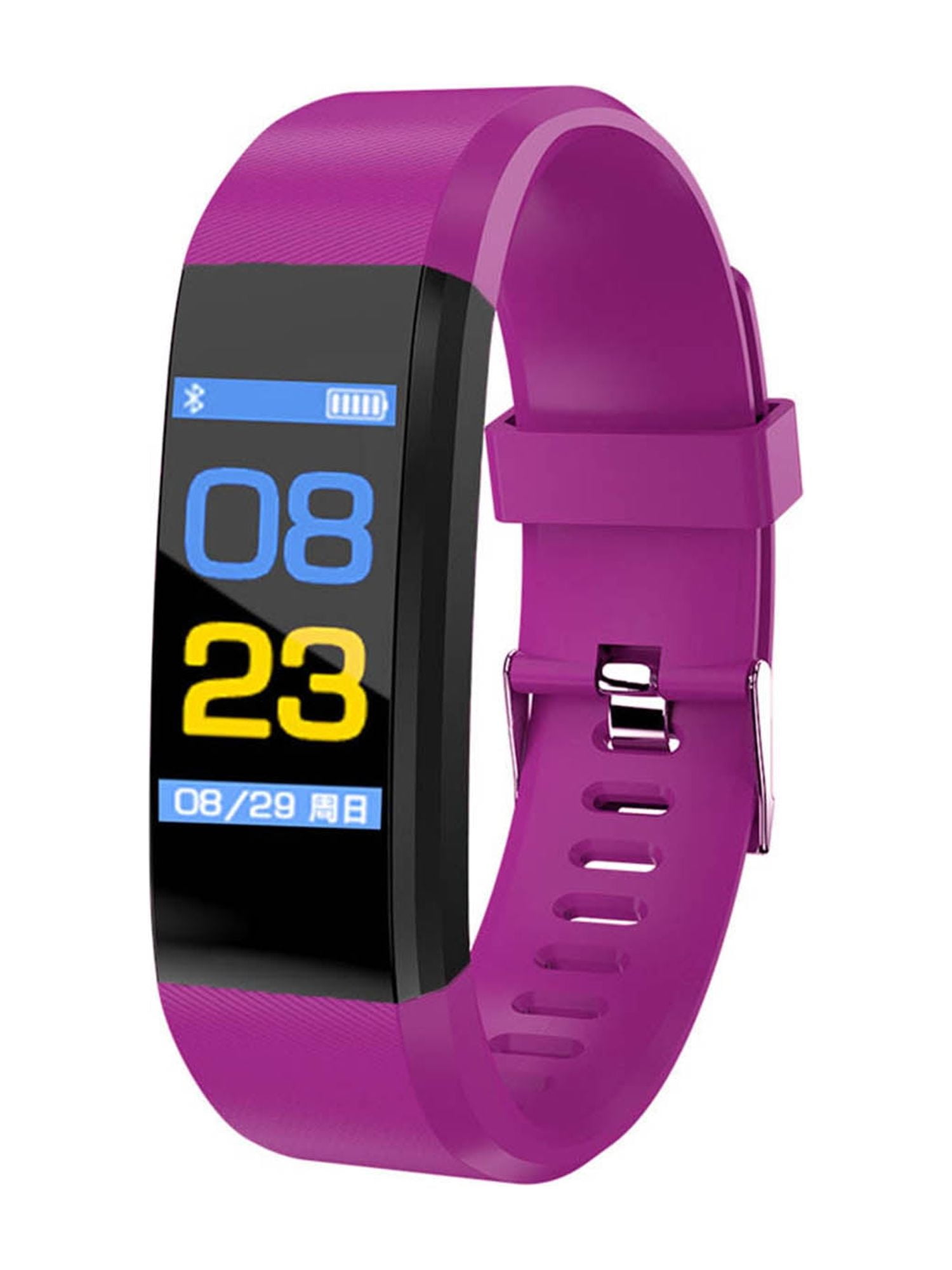 ID115 HR Plus Bluetooth Smart Watch Fitness Tracker Bracelet fréquence  cardiaque | eBay