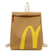 OWLCE McDonald's Backpack Lightweight Knapsack Crossbody Shoulder Bag for Women Men