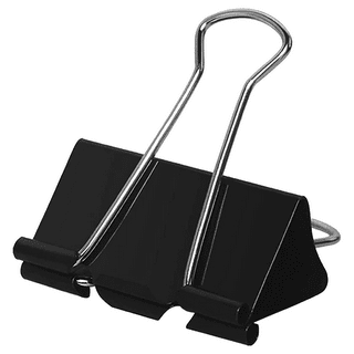 Coofficer Extra Large Binder Clips 2-Inch (24 Pack), Big Paper Clamps for  Office Supplies, Black