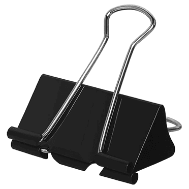 OWLKELA Binder Clips, Black, 2inches, 48 Piece