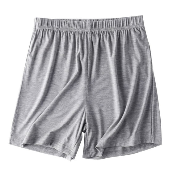OWMEOT Womens Plus Size Pajama Shorts Soft Cotton Sleep Shorts 5" Mid Rise Baggy Pjs Shorts Lightweight Lounge Sleepwear