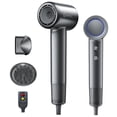 thumbnail image 1 of OWMSIC Hair Dryer, High Speed 160000 RPM Negative Ionic Blow Dryer with Diffuser, Lightweight Low Noise Fast Drying for Home Travel Salon, Gray, 1 of 11