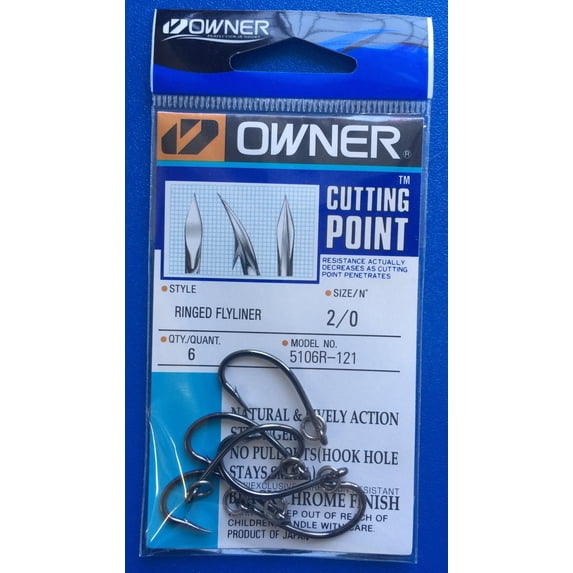 OWNER Ringed Flyliner Hooks