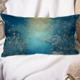 OWNFEELING Home Decor Moonlit Flower Boat Pattern Luxurious Velvet Bed