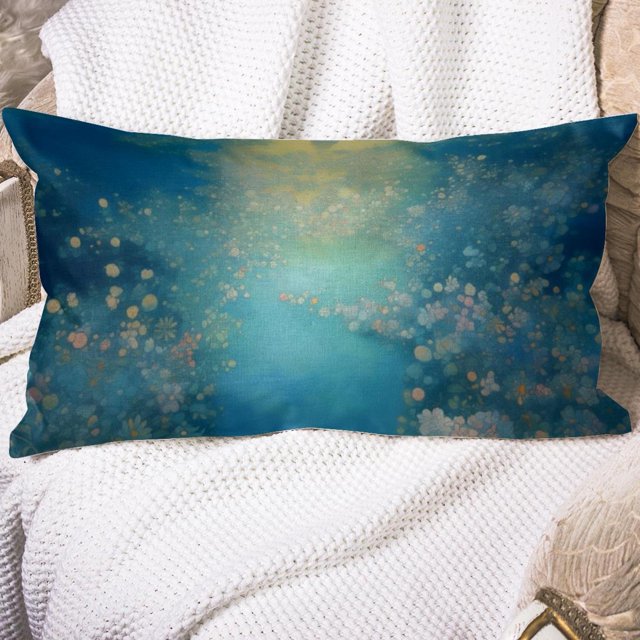 OWNFEELING Home Decor Moonlit Flower Boat Pattern Luxurious Velvet Bed