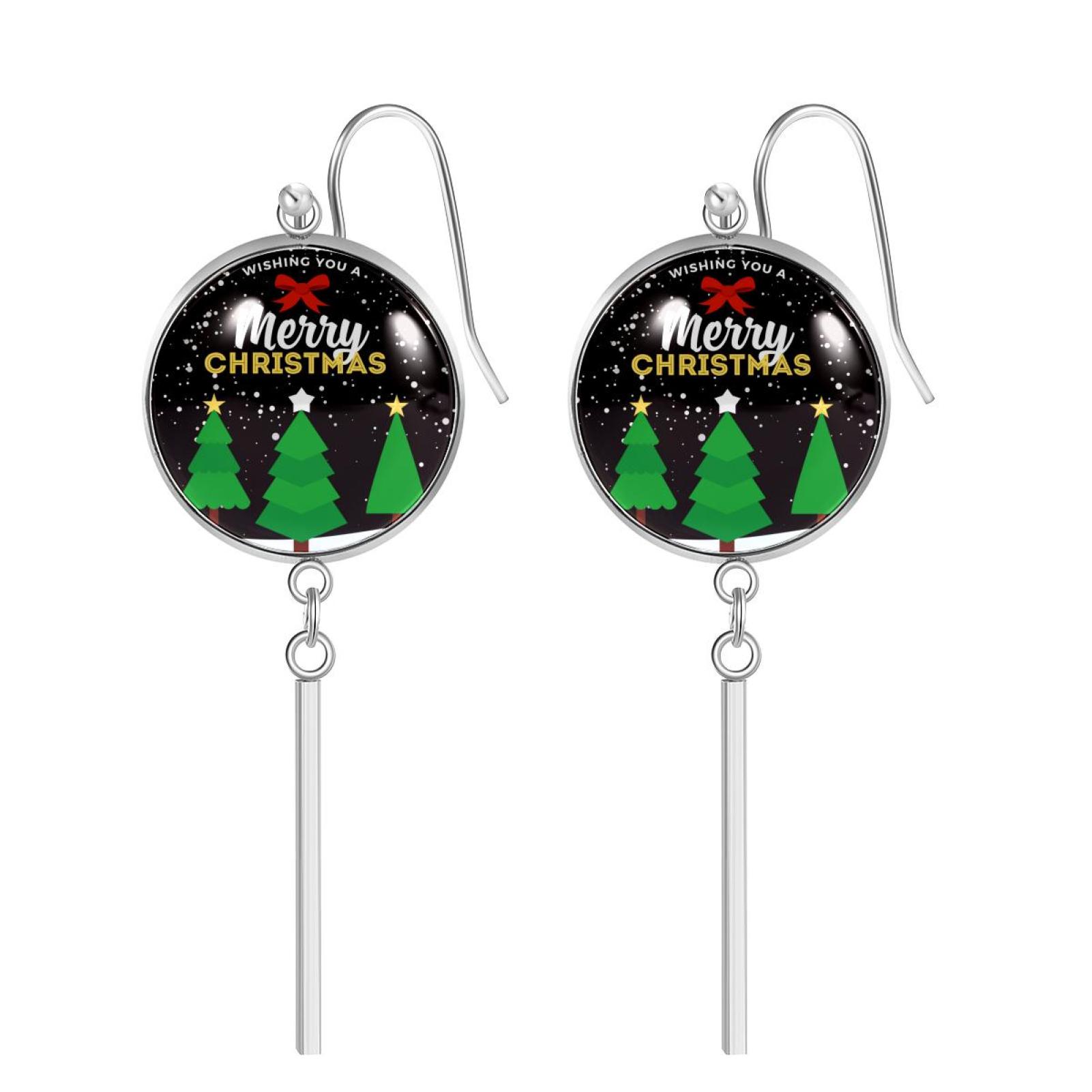 OWNMEMORY Christmas Trees Winter Snow Night Pattern, Pattern Elevate ...