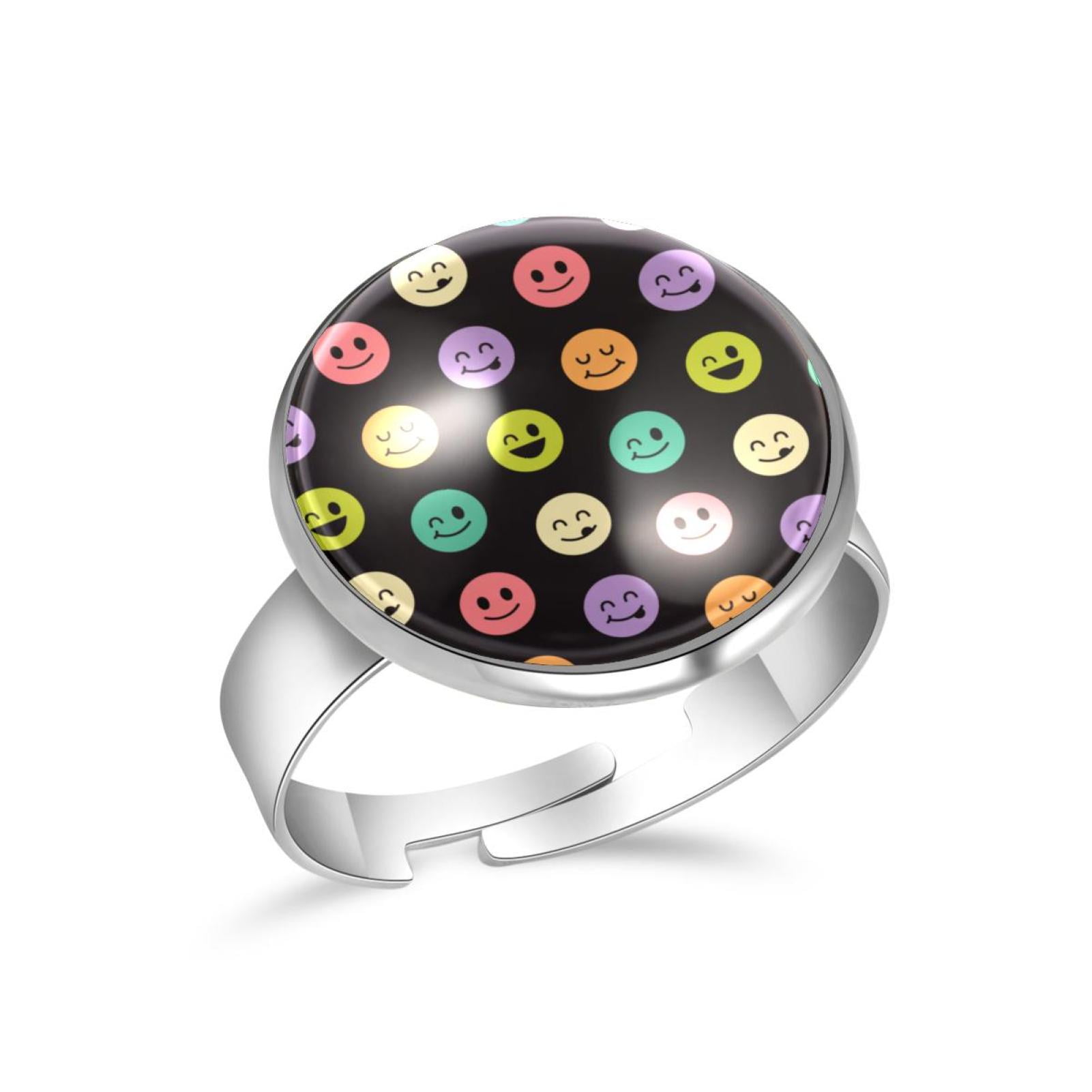 Smiley ring 13号 Smiley Face Ring