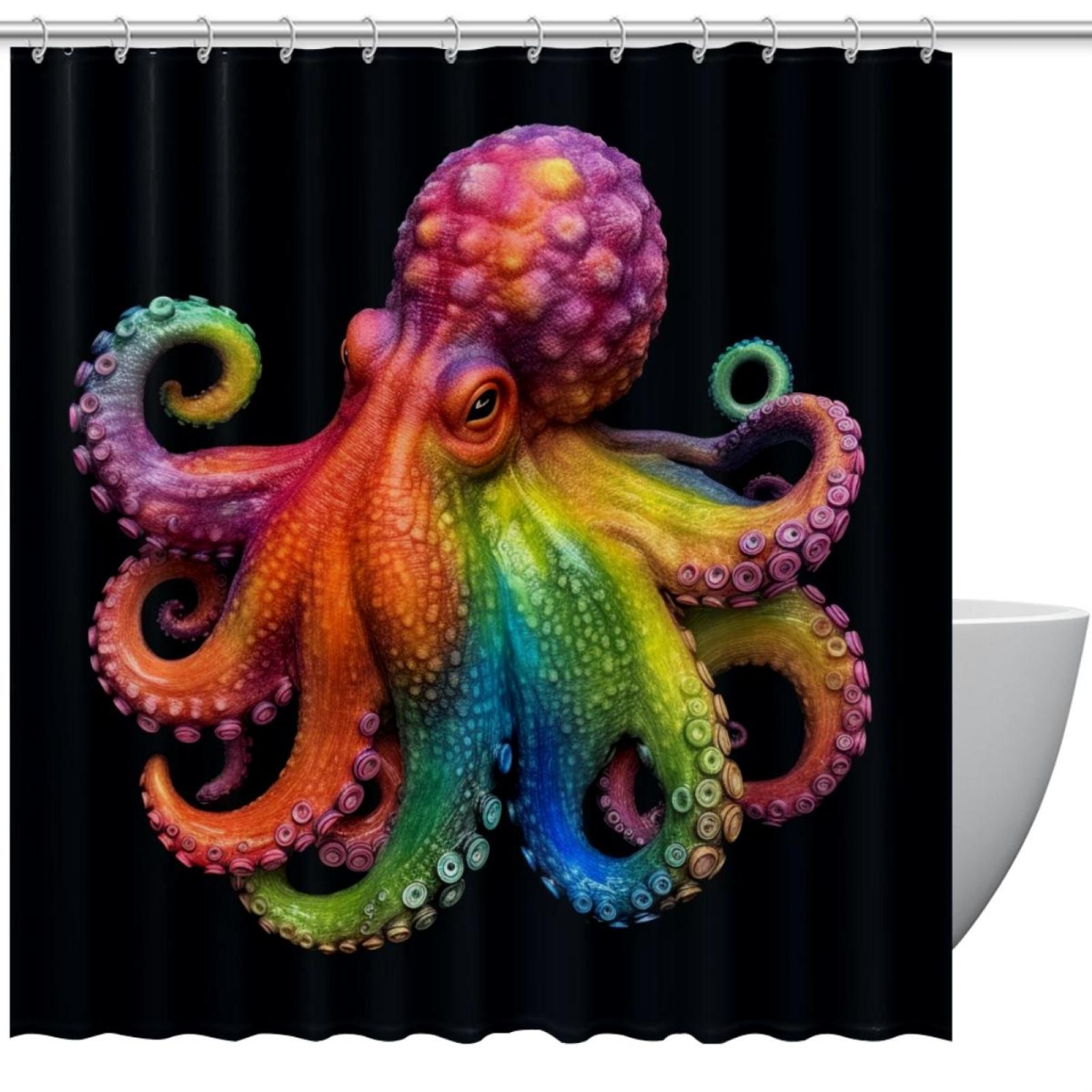 OWNNI Artistic Animal Pattern Shower Curtain Sets - Experience the OWNNI Artistic Animal Pattern Shower Curtain Sets - Experience the