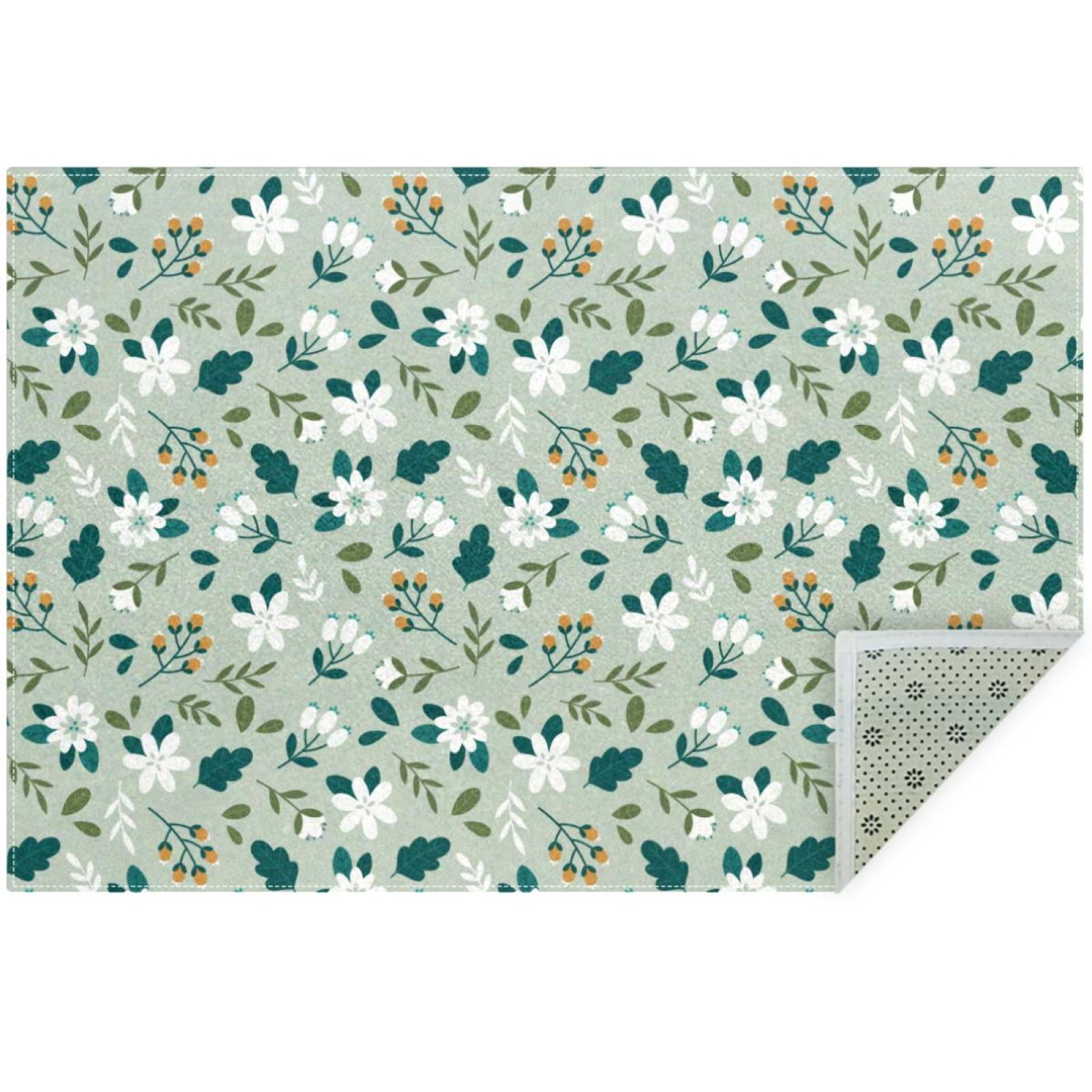 OWNNI Home Decor Colourful Ditsy Floral_Layout Pattern Modern Polyester ...