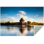 OWNNI Home Decor Forbidden City Beijing Pattern Modern Polyester Office Rug - Anti-Fatigue Right-Angle Floor Mat for Comfort and Style in your Workspace