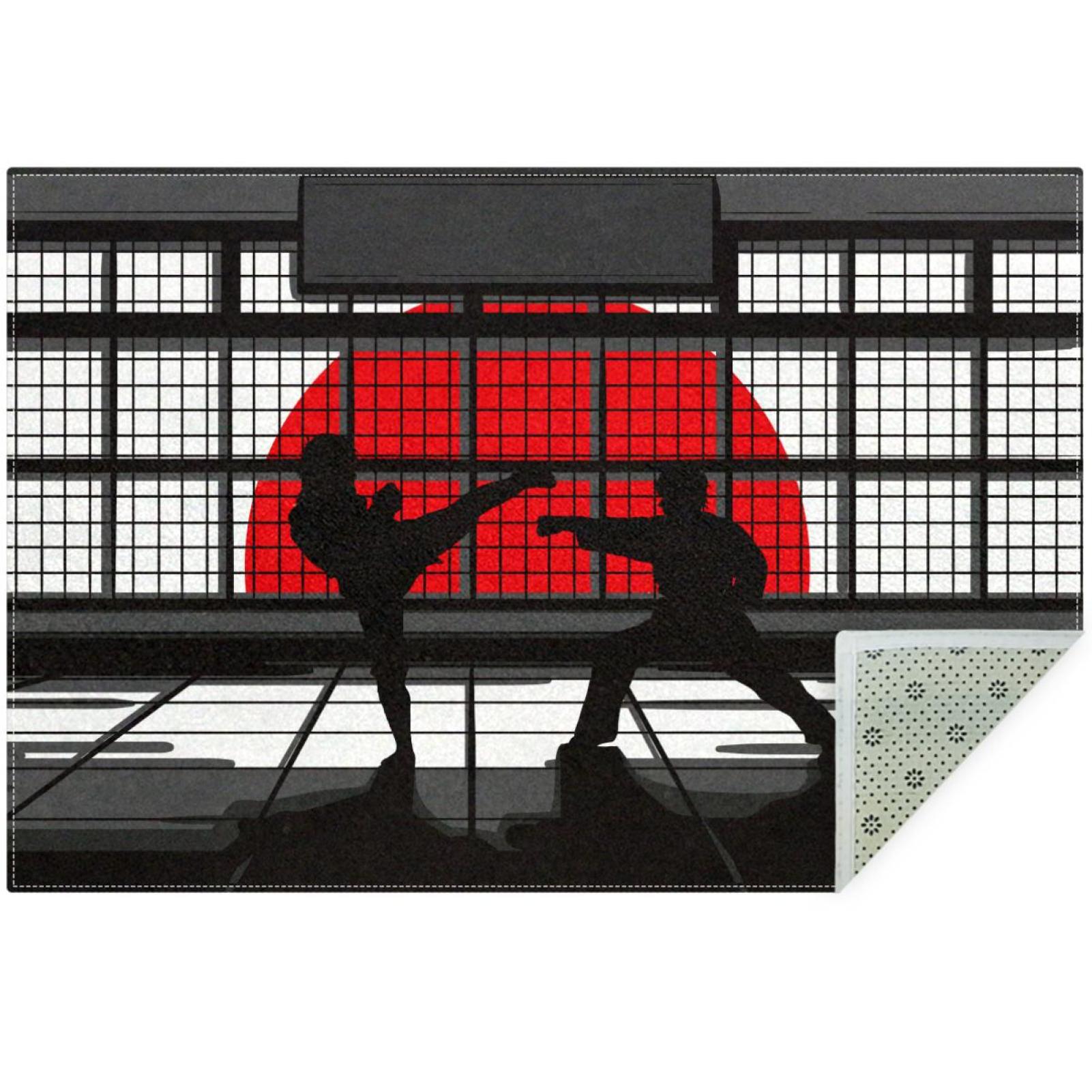 OWNNI Home Decor Japanese Taekwondo Dojo Pattern Modern Polyester