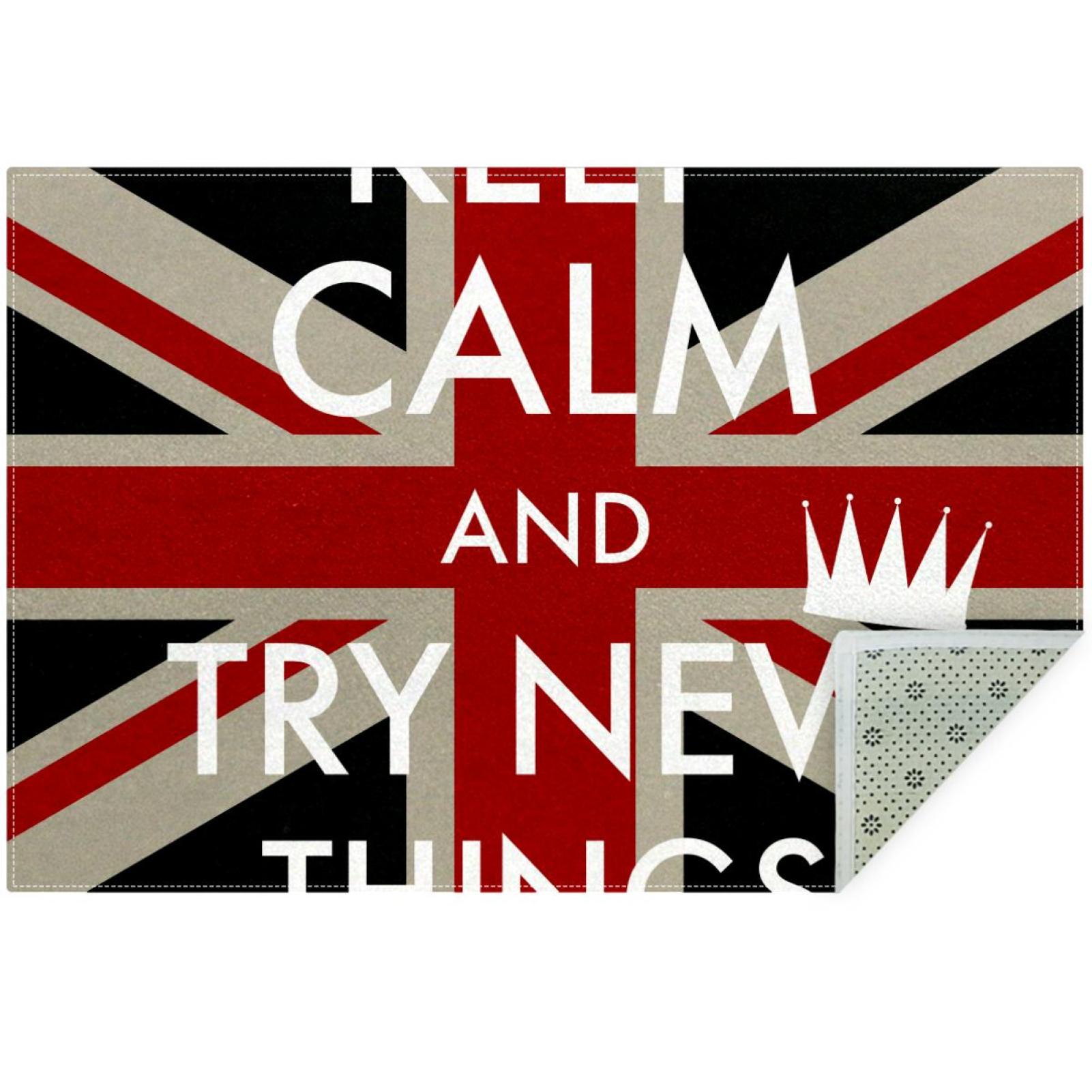 OWNNI Home Decor Union Flag Inspirational Lettering Pattern Modern