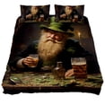 thumbnail image 1 of OWNNI ST Patrick's Day Pattern Washed Tencel Bedroom 3 Pieces Set - Luxurious Bedding Comforter Set for Ultimate Comfort and Style, 1 of 5