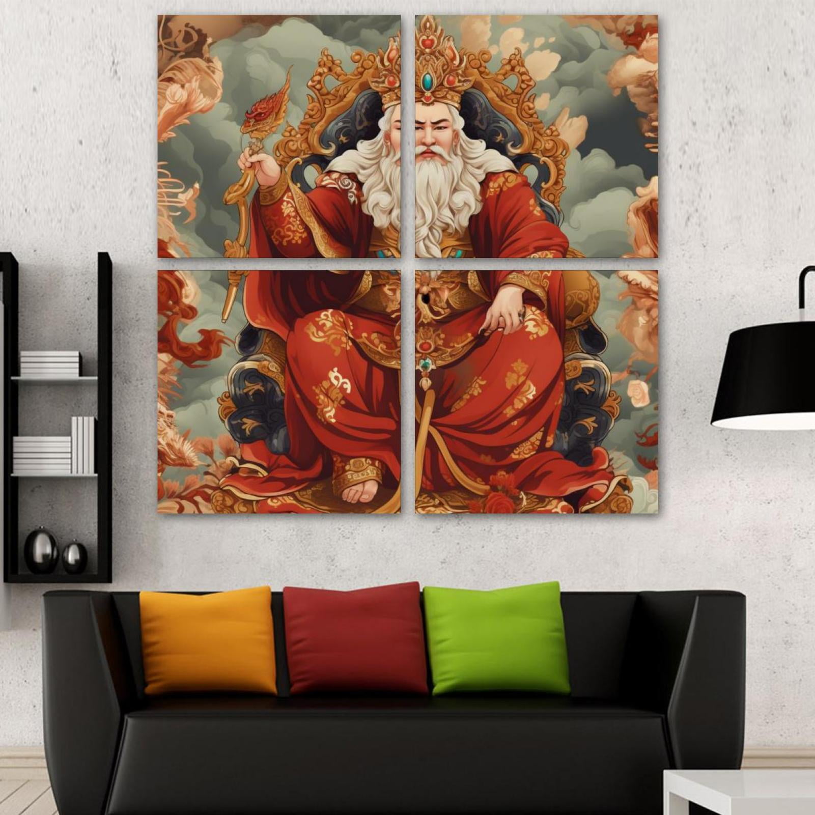 Trvcahd Silver Glitter 12x16 Frameless Canvas Wall Art - HD Print, Cotton Canvas, Ready To Hang