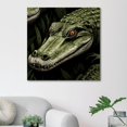 OWNSERIES Crocodile Pattern Canvas Wall Art Paintings for Living Room