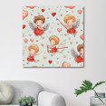 OWNSERIES Cupid Pattern Canvas Wall Art Paintings for Living Room