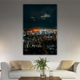 thumbnail image 1 of OWNSERIES Home Decor Beautiful Architecture Building Cityscape Pattern Canvas Wall Art Paintings for Living Room - Canvas Framed Print Wall Artworks Ship From US Warehouse, 1 of 5