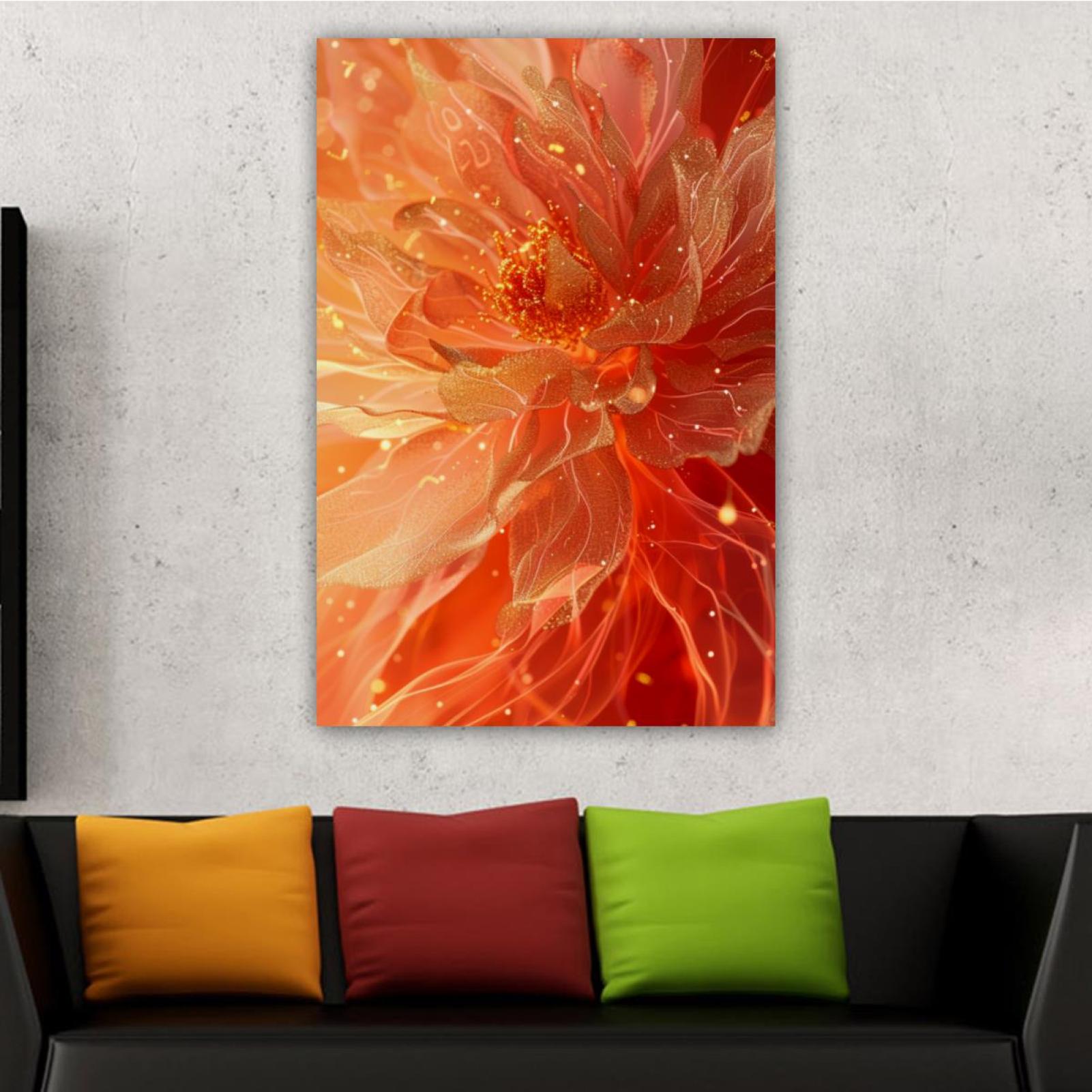 OWNSERIES Home Decor Brilliant As Clouds Pattern Canvas Wall Art ...
