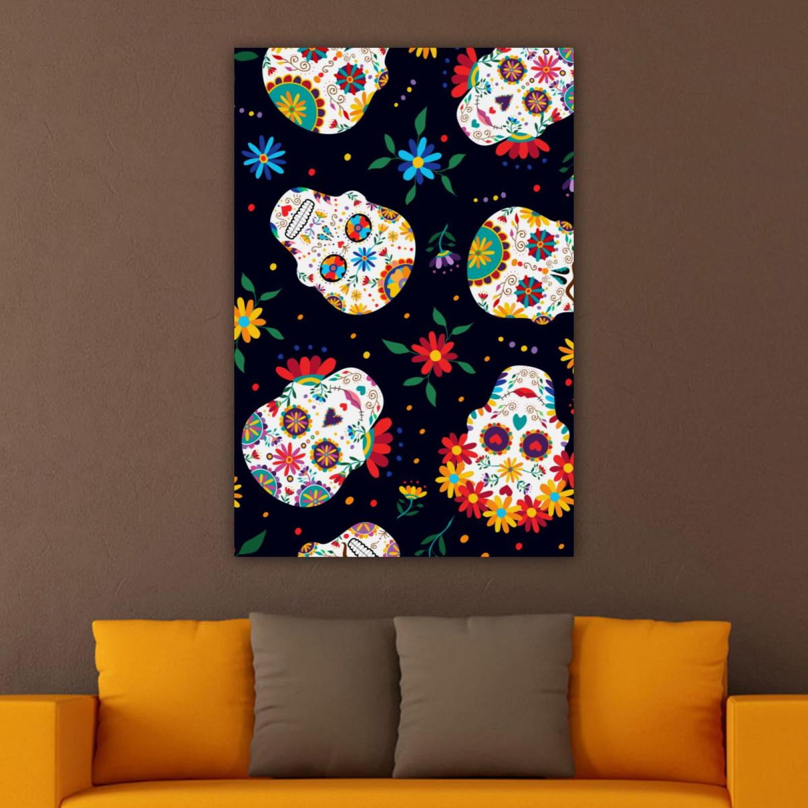 OWNSERIES Home Decor Dark Color Pattern Canvas Wall Art Paintings for