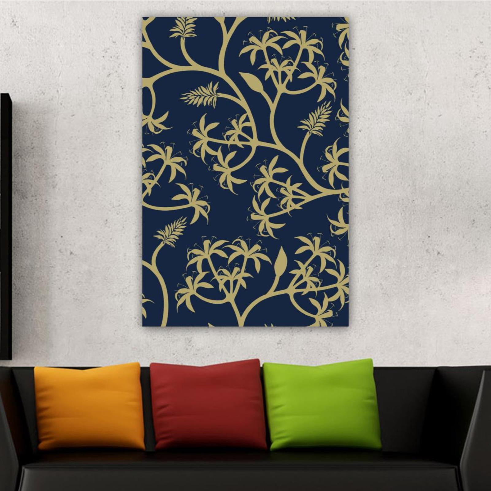 OWNSERIES Home Decor Nature Plant Branch Design Pattern Canvas Wall Art ...