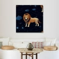 OWNSERIES Leo Constellation Pattern Canvas Wall Art Paintings for
