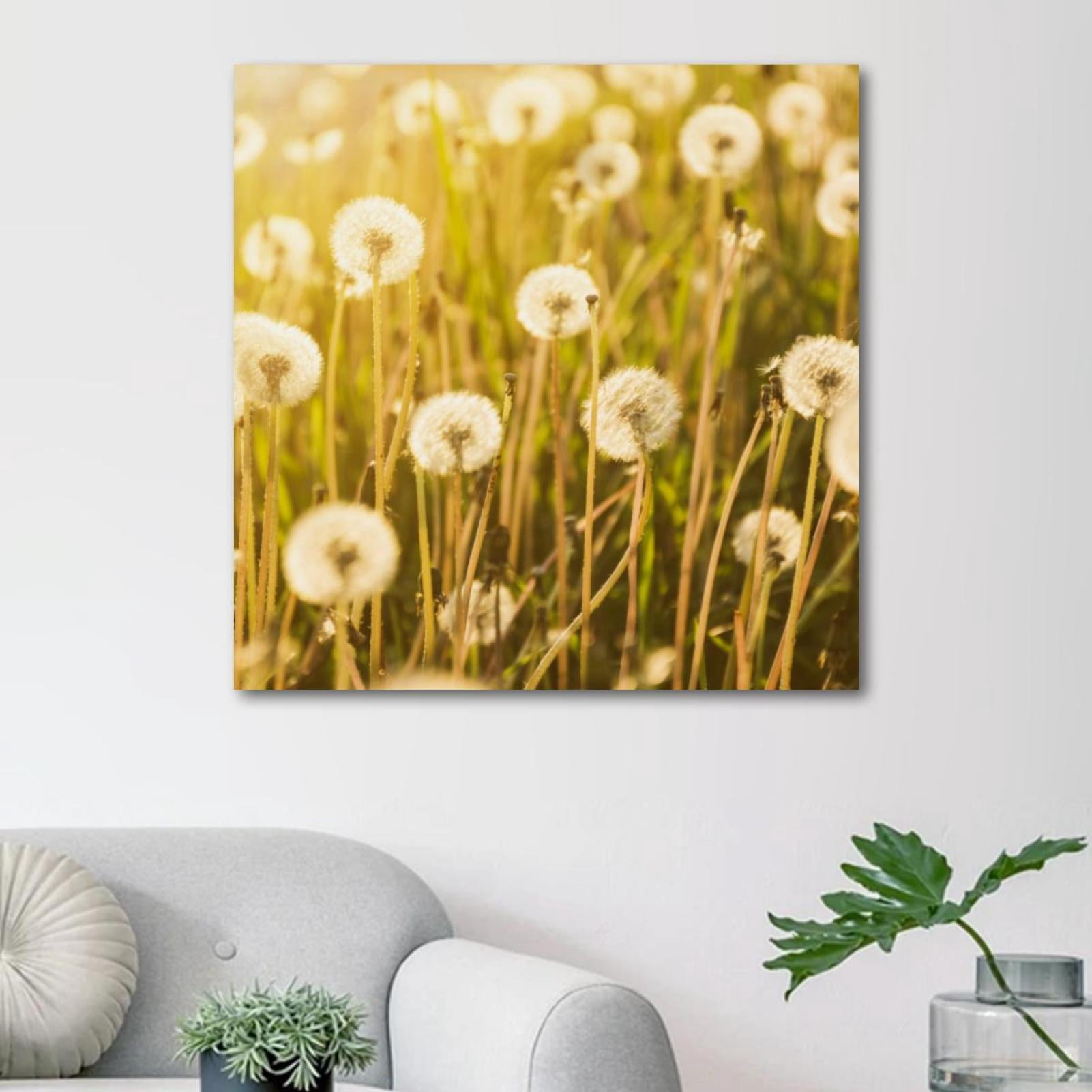 OWNSERIES Nature Realistic Dandelion Field in the Sunshine Pattern ...