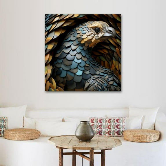 OWNSERIES Pangolin Pattern Canvas Wall Art Paintings for Living Room - Canvas Framed Print Wall Artworks Bedroom Decoration Office Wall Decor