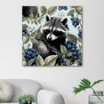 OWNSERIES Raccoon Pattern Canvas Wall Art Paintings for Living Room
