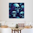 OWNSERIES Skull Pattern Canvas Wall Art Paintings for Living Room