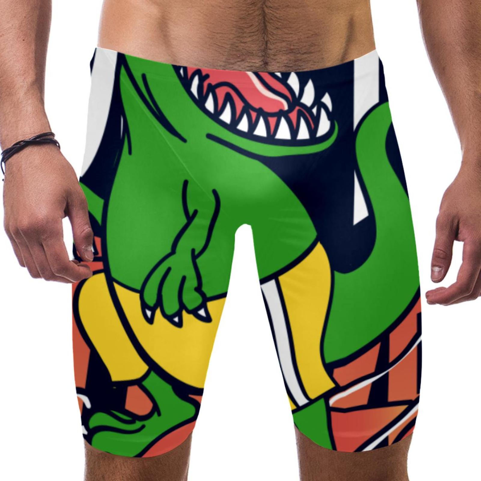 OWNSUMMER Cool Fantasy Dinosaur Vacation Pattern Mens Polyester Board