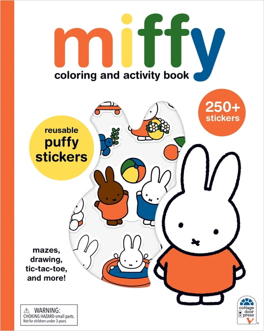 Miffy Coloring and Activity Book with Puffy Stickers, (Paperback)