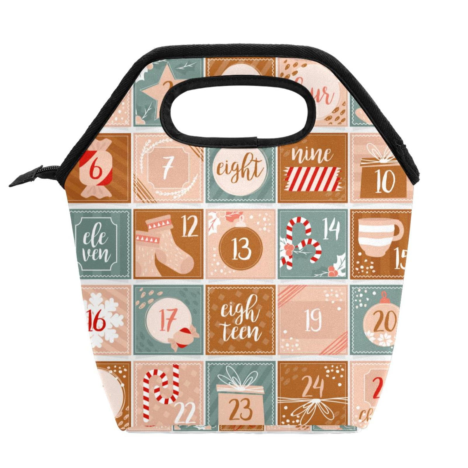 OWNTA Christmas Square Shaped Advent Calendar Template Pattern Meal Bag ownta-christmas-square-shaped-advent-calendar-template-pattern-meal-bag