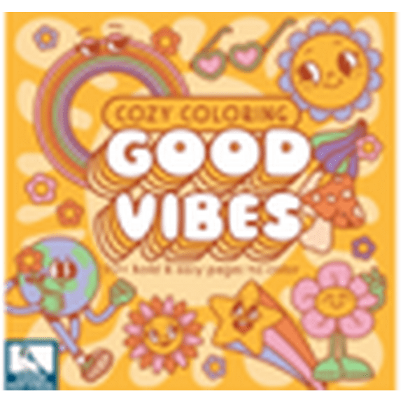 Cozy Coloring Good Vibes: With Stickers, 122 pages (Paperback)