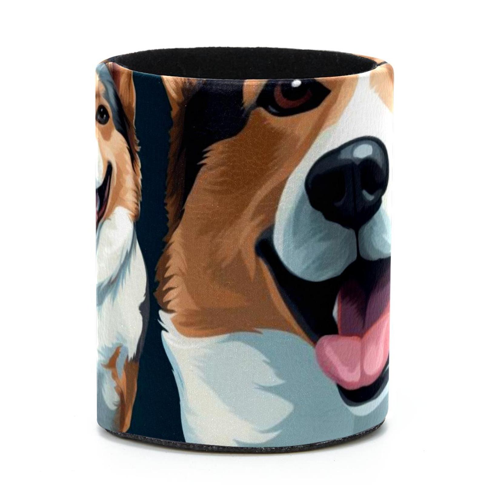 ownta-corgi-dog-pattern-pvc-leather-cylinder-pen-holder-pencil